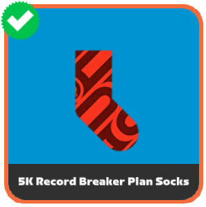 5K Record Breaker Plan Socks