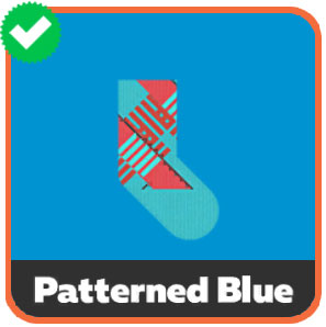 Patterned Blue