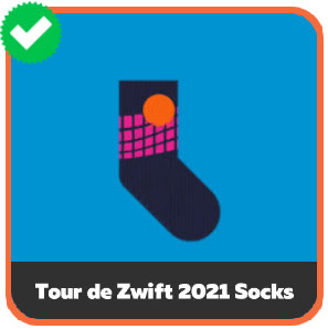 Tour de Zwift 2021 Socks